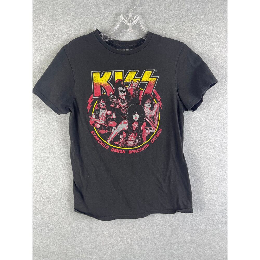 KISS Band Rock T Shirt‎ Men's Size S Black